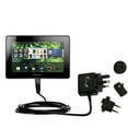 thumbnail image 1 of International AC Home Wall Charger suitable for the Blackberry Playbook Tablet - 10W Charge supports wall outlets and voltages worldwide - Uses Gomadi, 1 of 4
