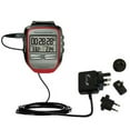 thumbnail image 1 of International AC Home Wall Charger suitable for the Garmin Forerunner 305 - 10W Charge supports wall outlets and voltages worldwide - Uses Gomadic Bra, 1 of 4
