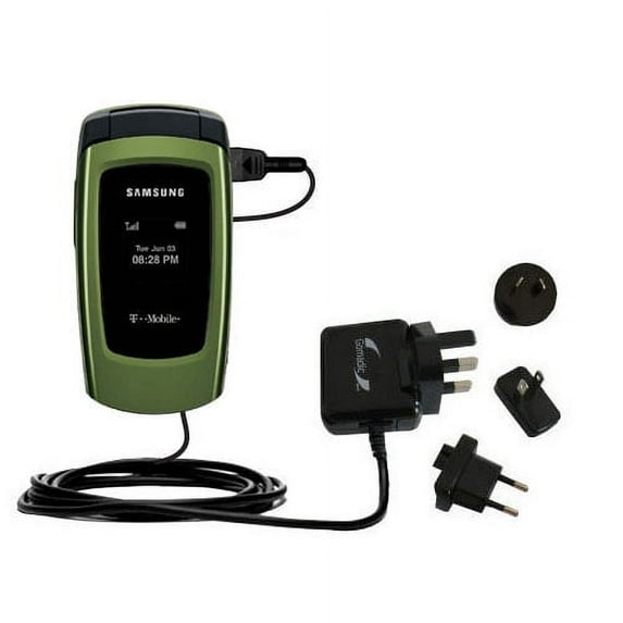 International AC Home Wall Charger suitable for the Samsung SGH-T109 - 10W Charge supports wall outlets and voltages worldwide - Uses Gomadic Brand Ti