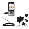 thumbnail image 1 of International AC Home Wall Charger suitable for the Sony Ericsson  J105a - 10W Charge supports wall outlets and voltages worldwide - Uses Gomadic Bran, 1 of 4
