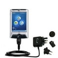 thumbnail image 1 of International AC Home Wall Charger suitable for the HP iPAQ rx3115 / rx 3115 - 10W Charge supports wall outlets and voltages worldwide - Uses Gomadic, 1 of 4