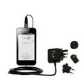 thumbnail image 1 of International AC Home Wall Charger suitable for the LG B - 10W Charge supports wall outlets and voltages worldwide - Uses Gomadic Brand TipExchange, 1 of 4