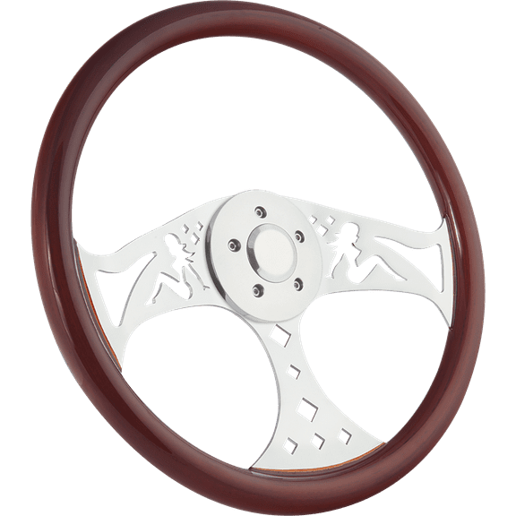 International - All Models 18" Wood Steering Wheel Big Rig Truck