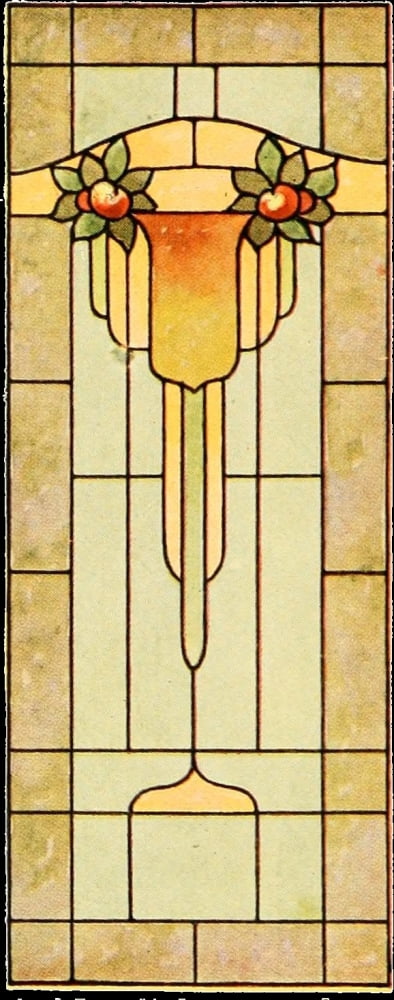 International Art Glass 1914 12b Canvas Art - (24 x 36)
