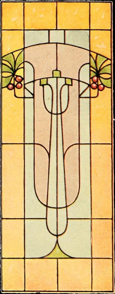 International Art Glass 1914 12c Canvas Art -  (24 x 36)