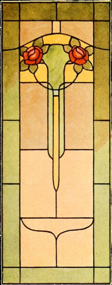 International Art Glass 1914 13a Canvas Art - (24 x 36)