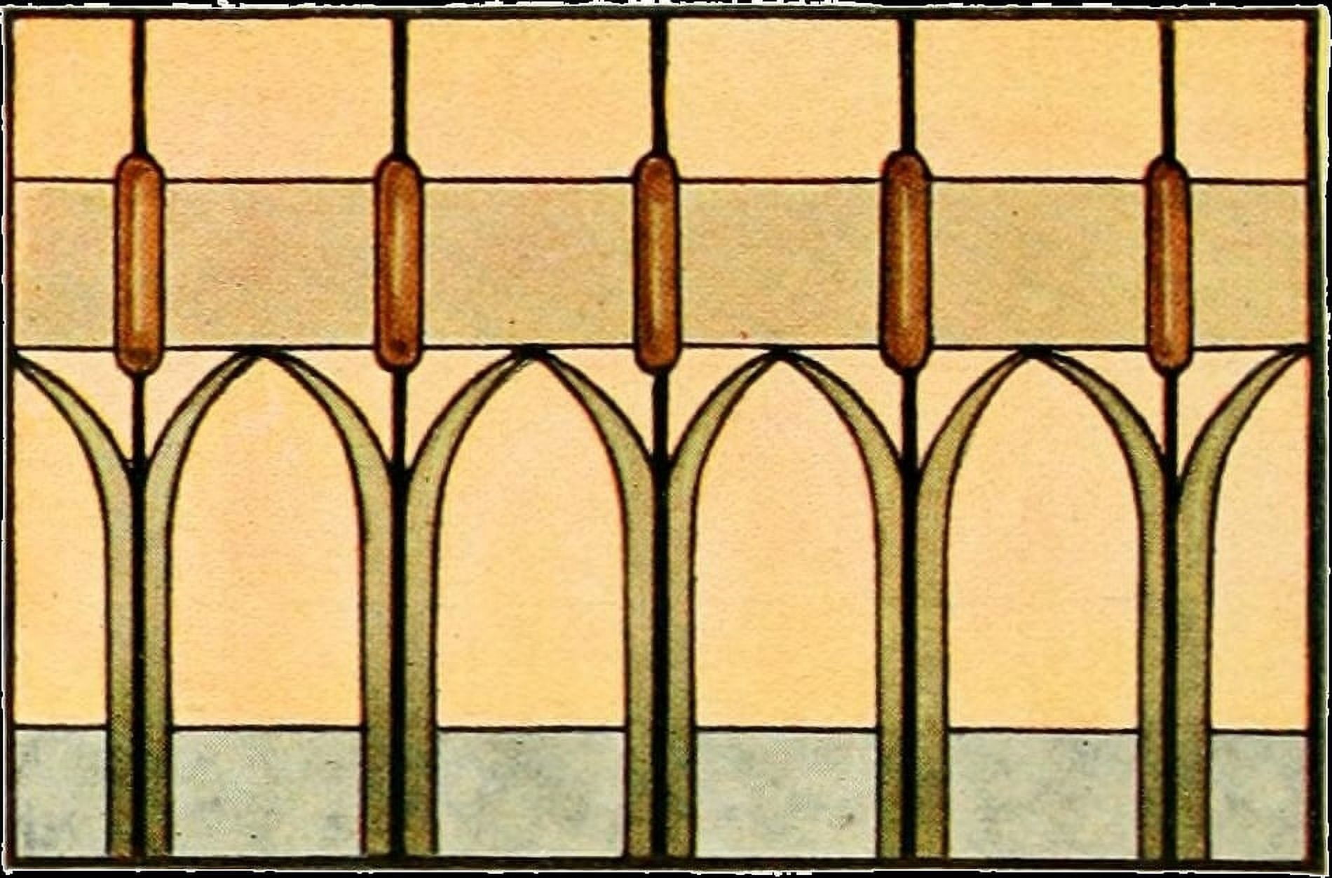 International Art Glass 1914 16b Canvas Art -  (18 x 24)