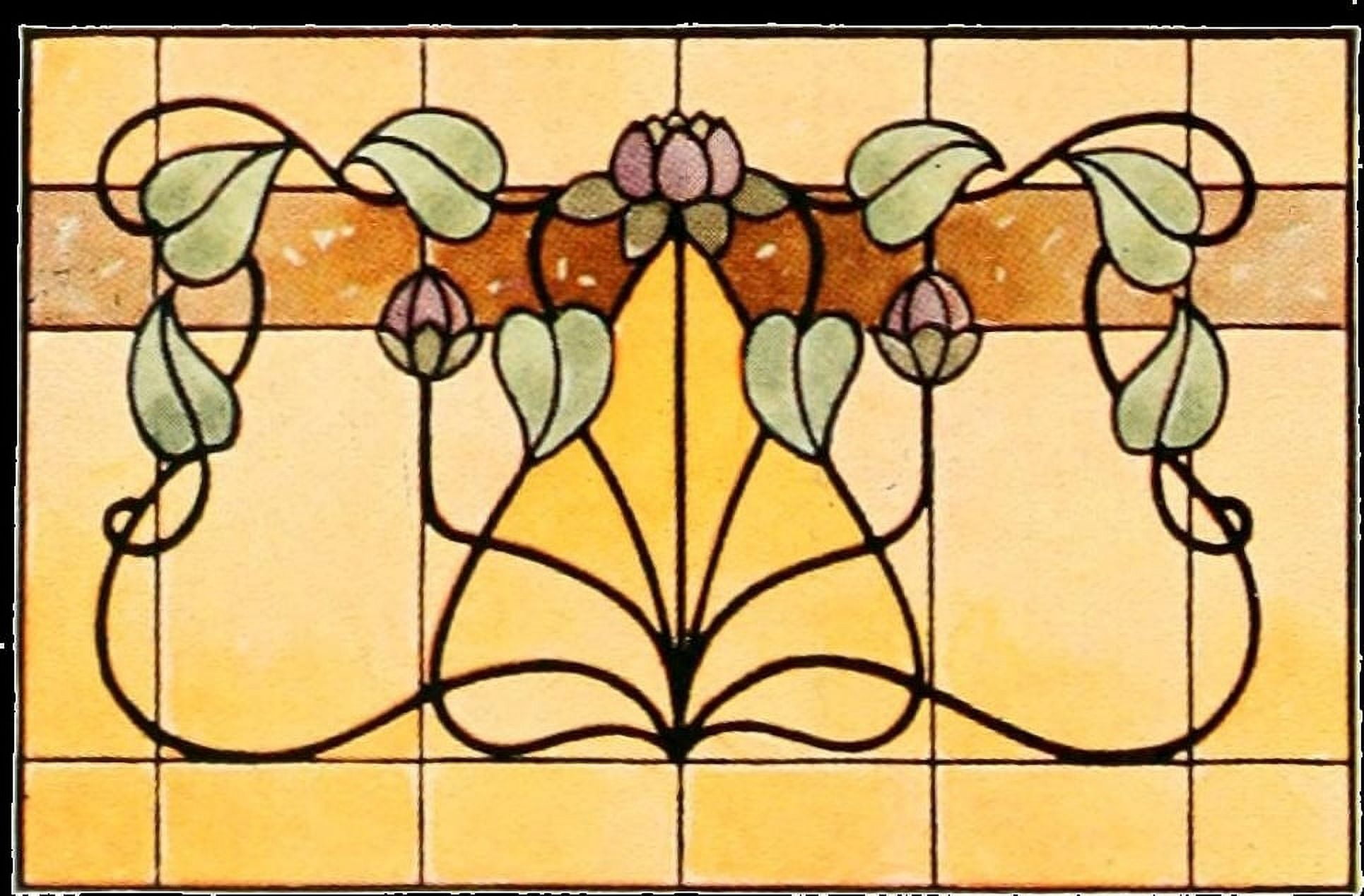 International Art Glass 1914 16c Canvas Art -  (18 x 24)