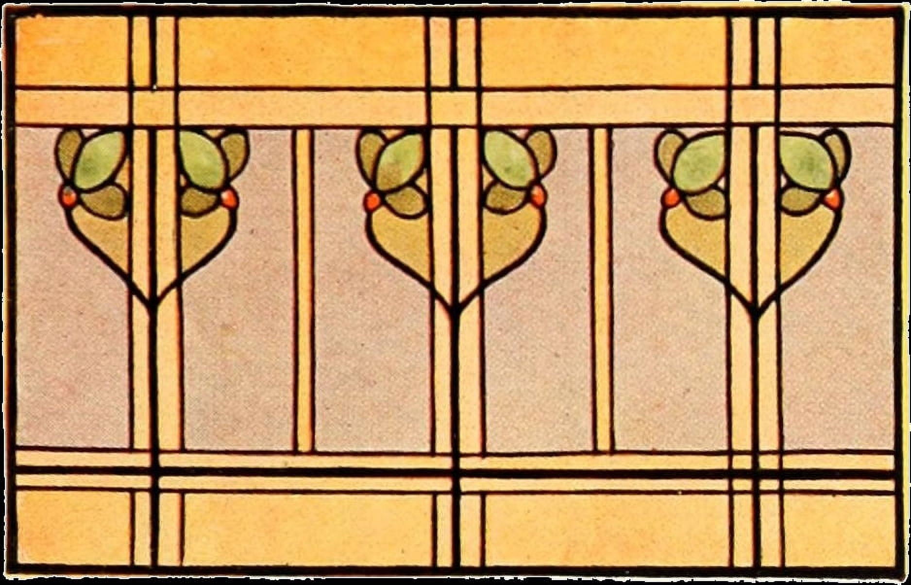 International Art Glass 1914 17c Canvas Art - (18 x 24)