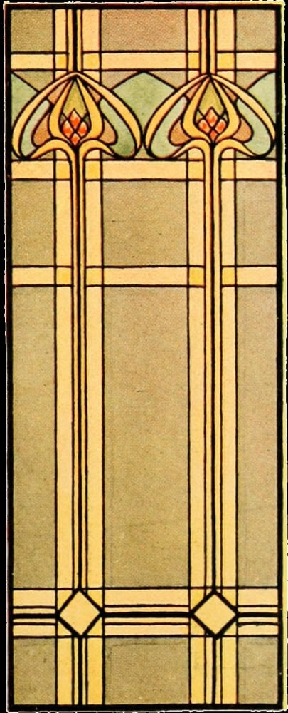 International Art Glass 1914 17f Canvas Art - (24 x 36)