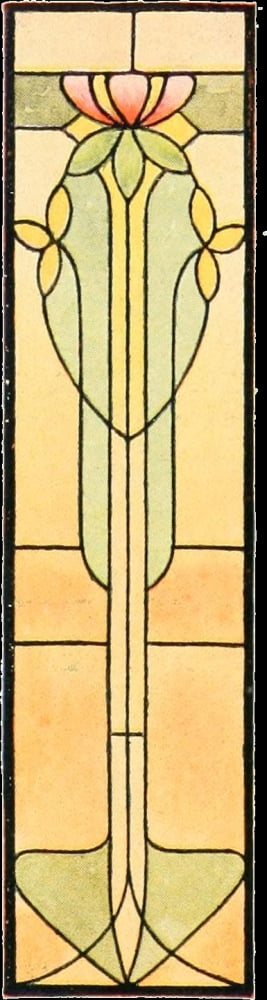 International Art Glass 1914 18a Canvas Art -  (18 x 24)