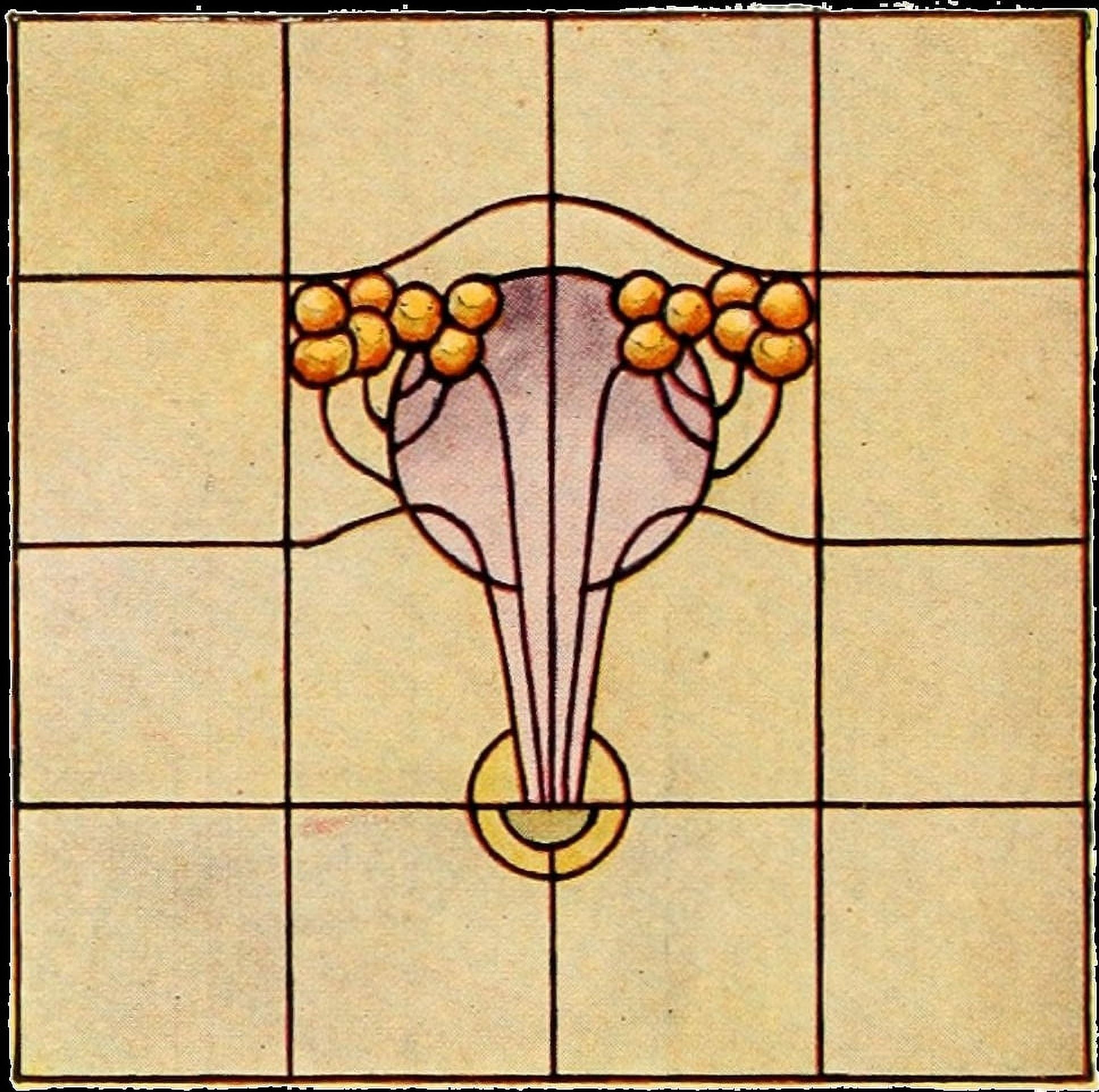 International Art Glass 1914 20b Canvas Art - (24 x 36)