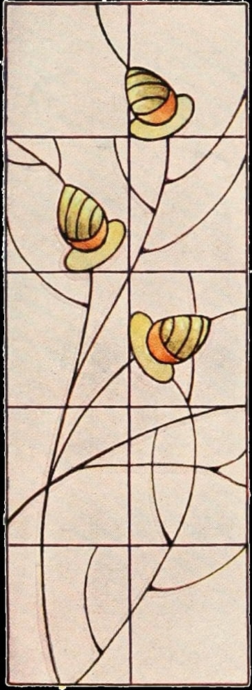 International Art Glass 1914 22a Canvas Art - (18 x 24)