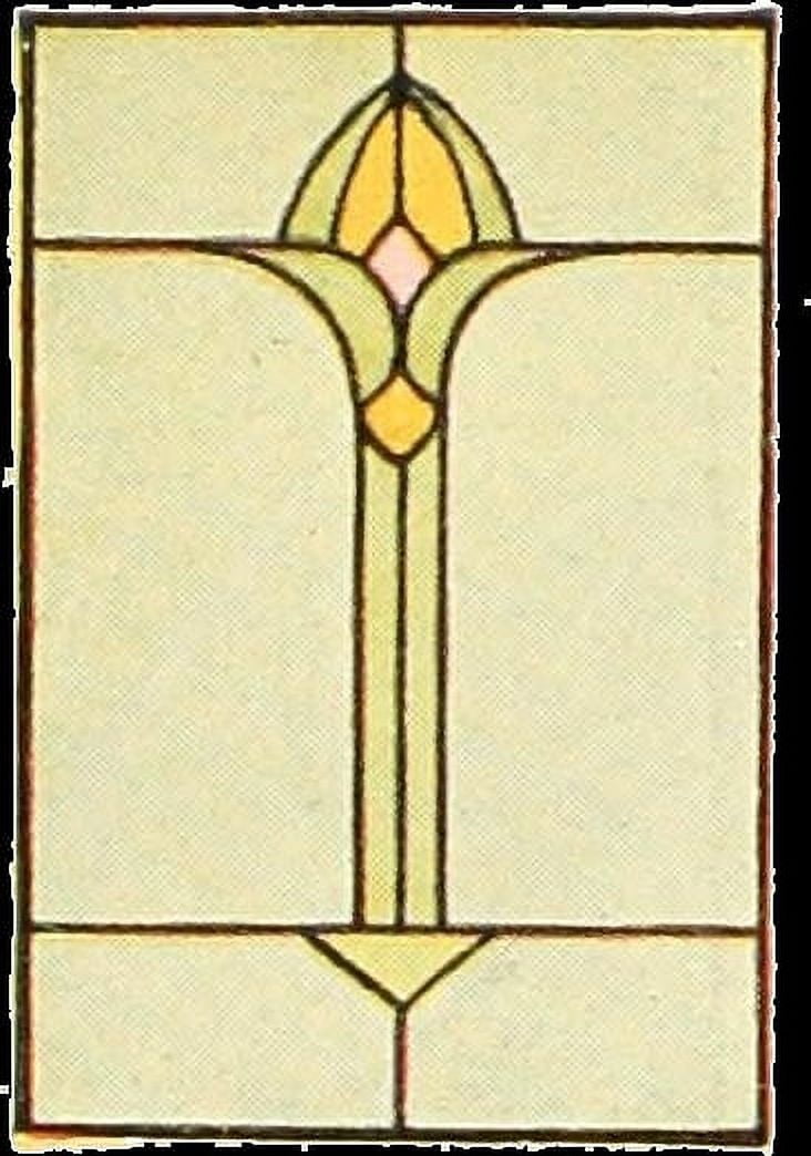International Art Glass 1914 2a Canvas Art - (24 x 36)