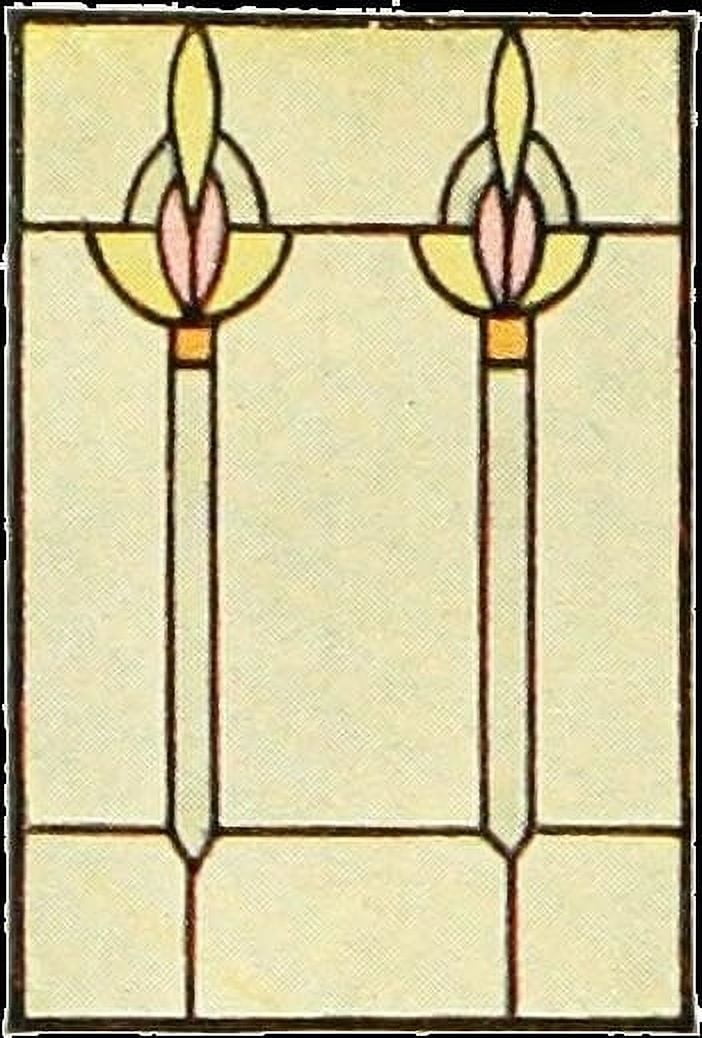 International Art Glass 1914 2b Canvas Art - (18 x 24)
