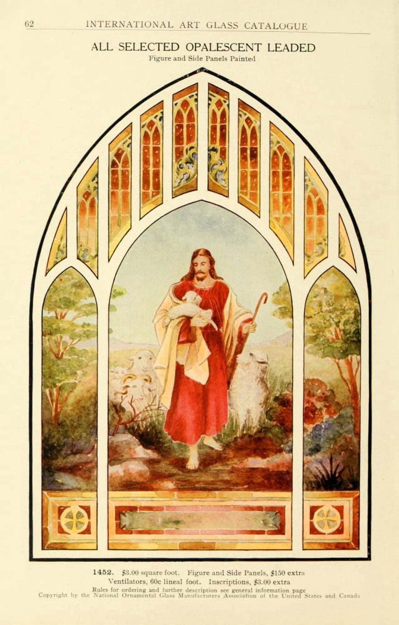 International Art Glass 1914 30 Canvas Art - (24 x 36)