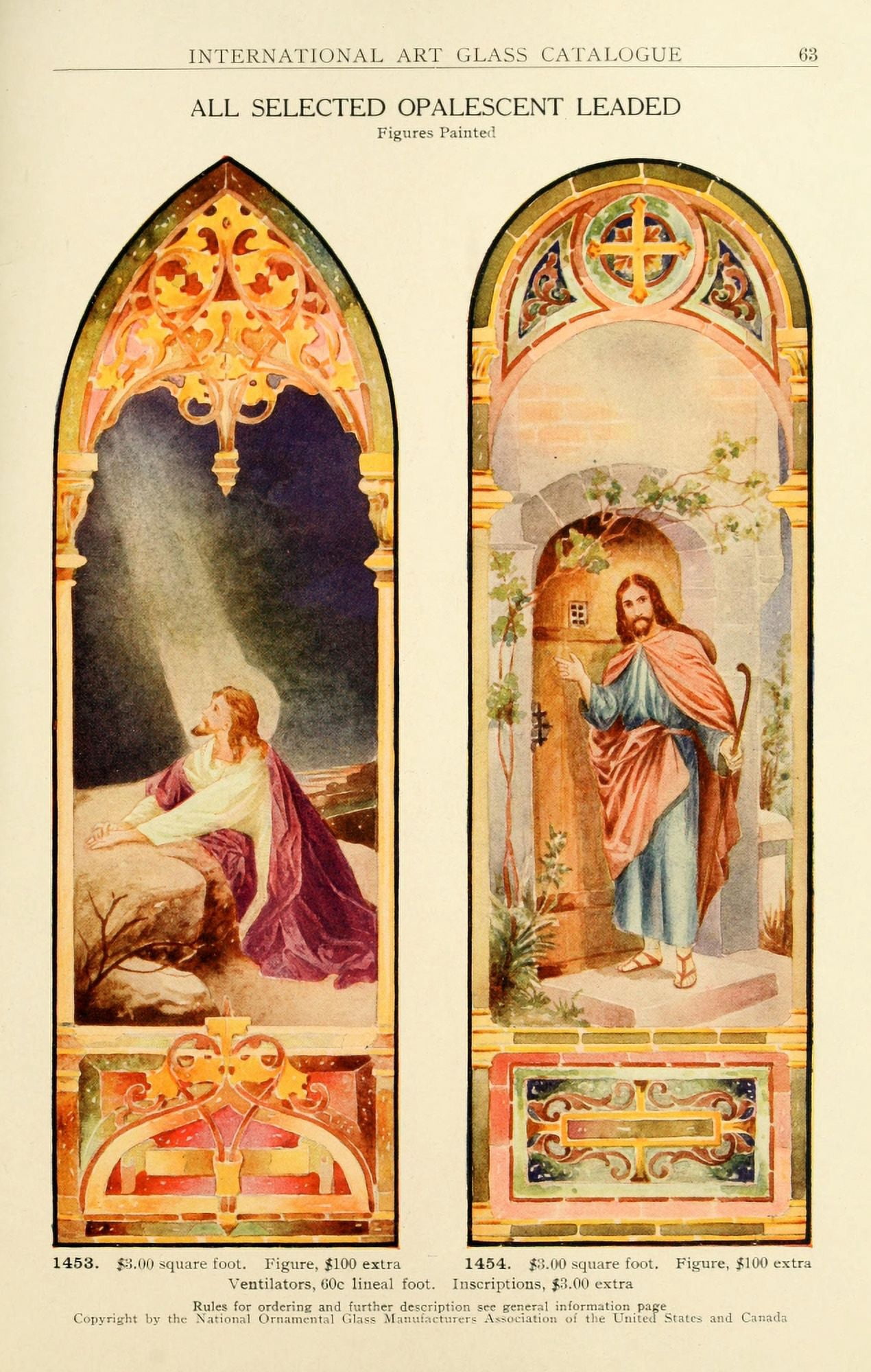 International Art Glass 1914 31 Canvas Art - (18 x 24)