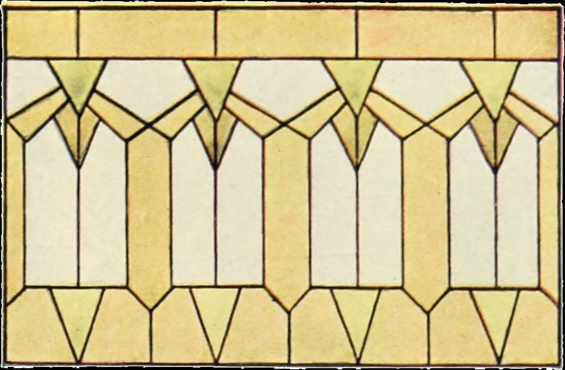 International Art Glass 1914 5b Canvas Art -  (18 x 24)