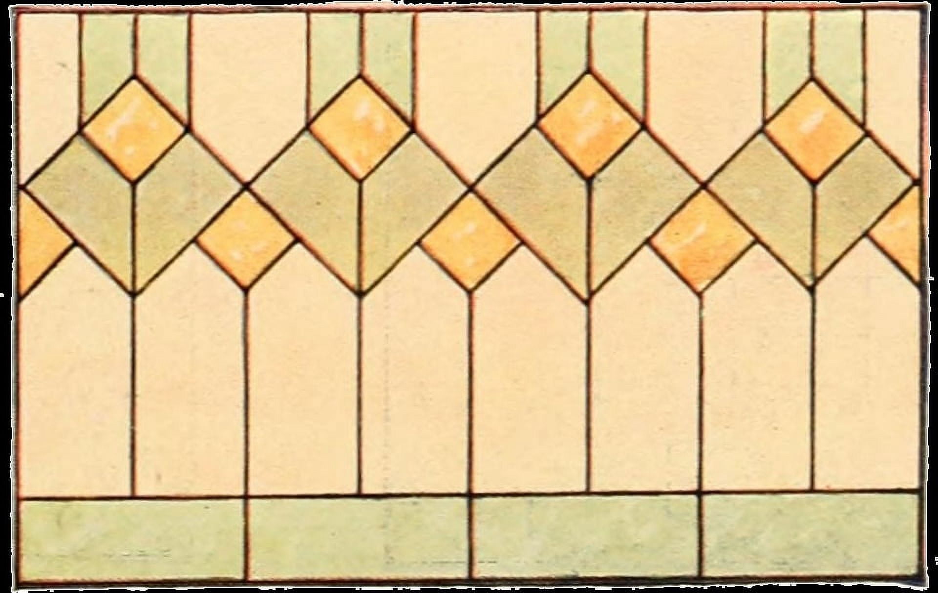International Art Glass 1914 5h Canvas Art -  (24 x 36)