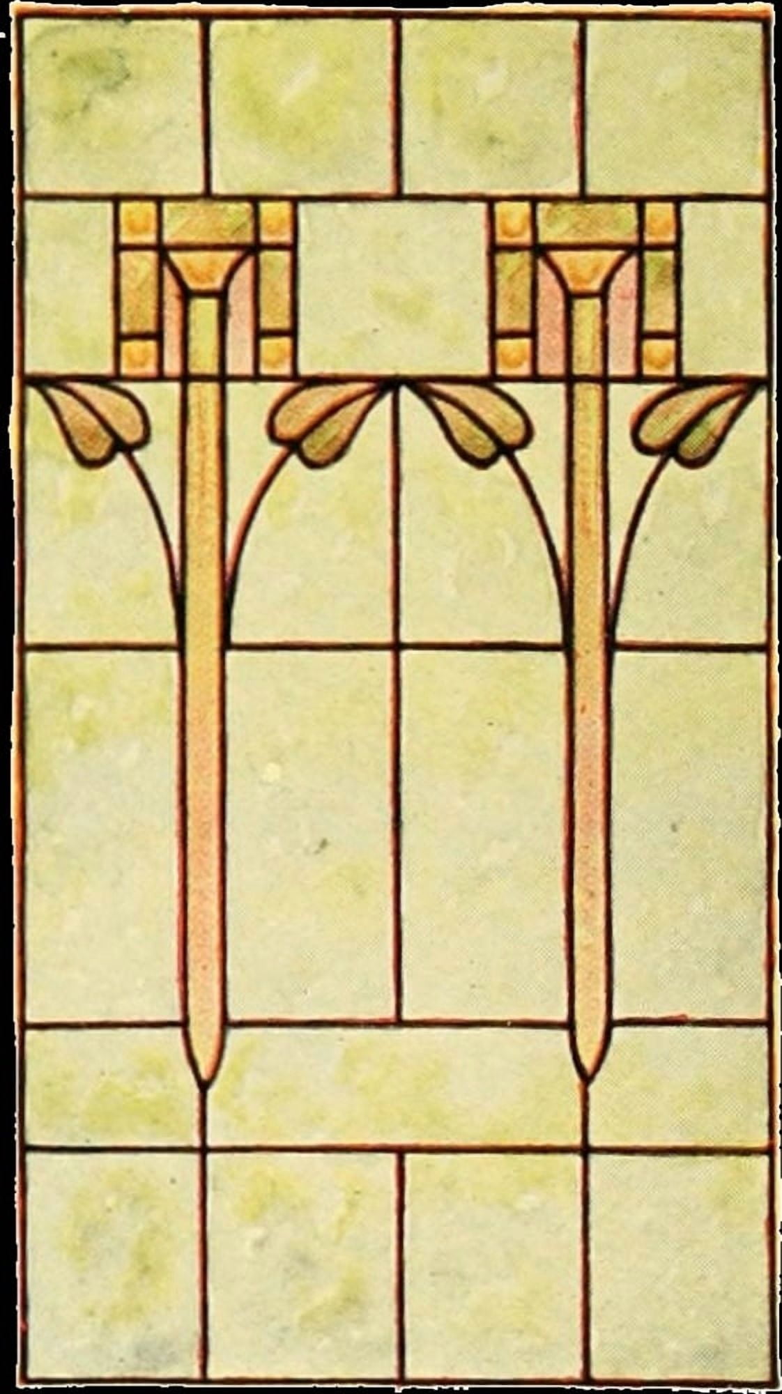 International Art Glass 1914 6c Canvas Art -  (18 x 24)