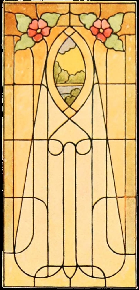 International Art Glass 1914 7b Canvas Art - (24 x 36)