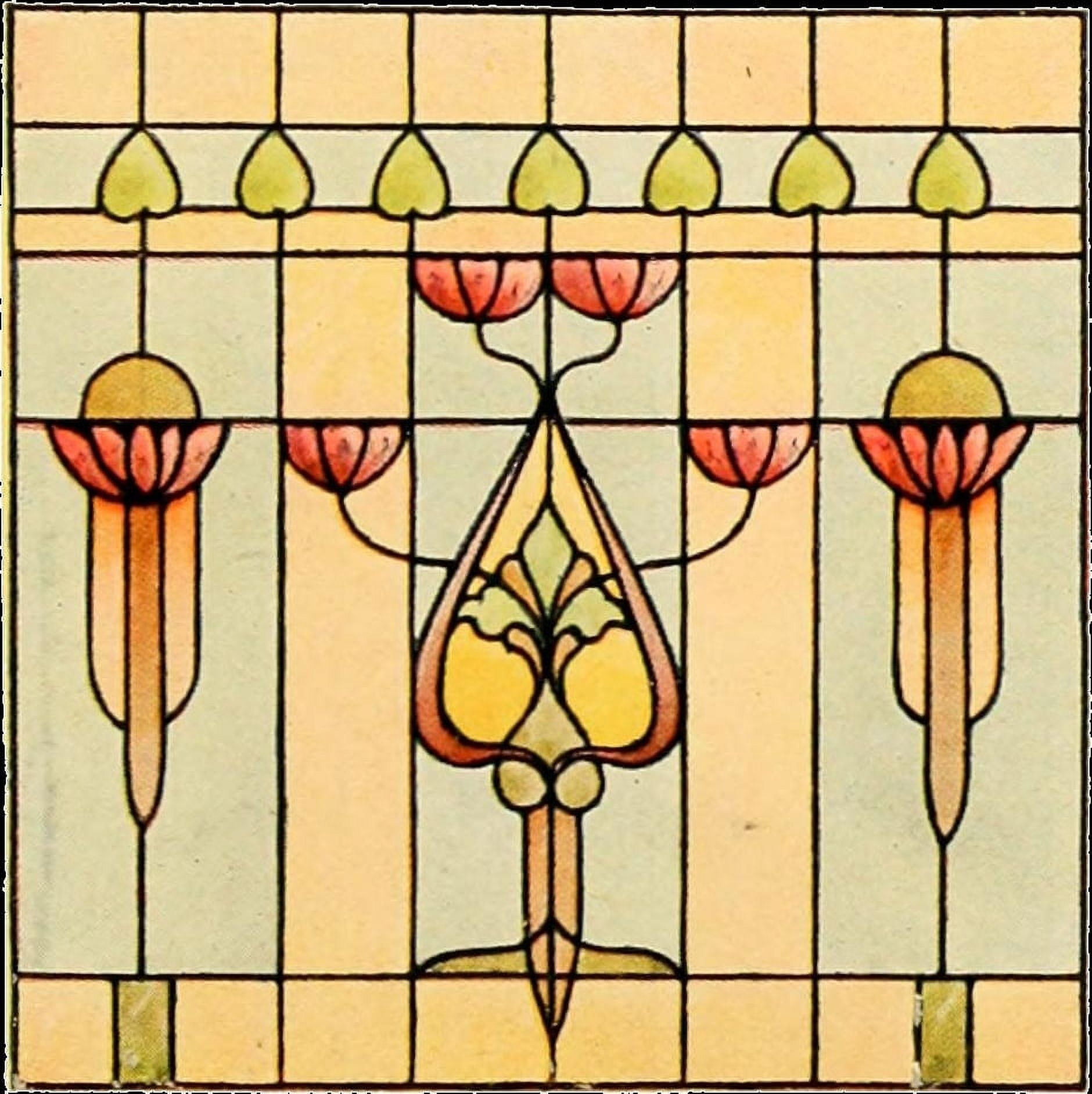 International Art Glass 1914 7f Canvas Art - (24 x 36)