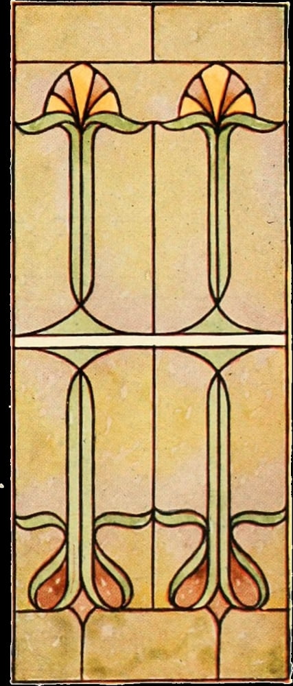 International Art Glass 1914 9f Canvas Art -  (24 x 36)
