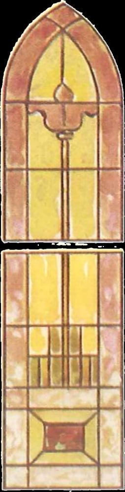 International Art Glass 1924 5b Canvas Art - (24 x 36)