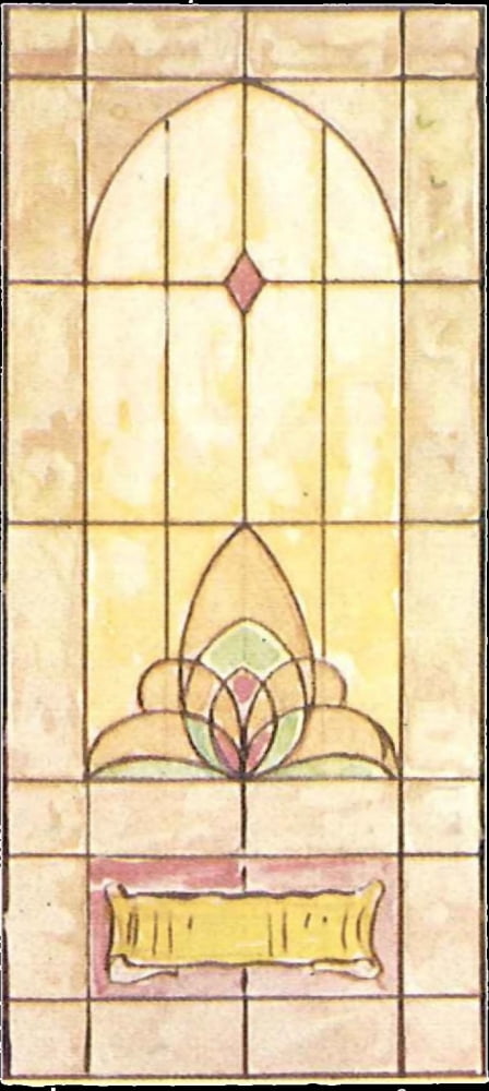 International Art Glass 1924 6d Canvas Art - (24 x 36)