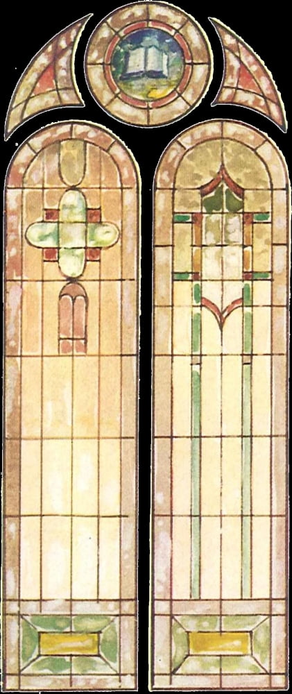 International Art Glass 1924 7a Canvas Art -  (24 x 36)
