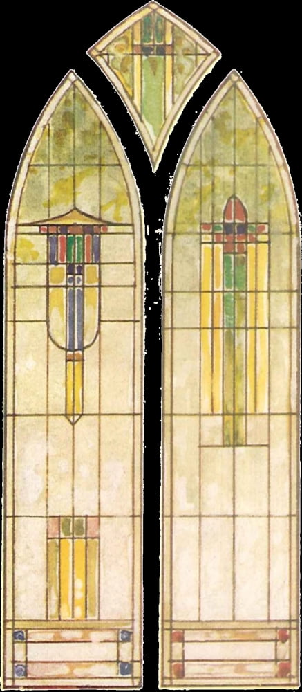 International Art Glass 1924 7b Canvas Art - (18 x 24)