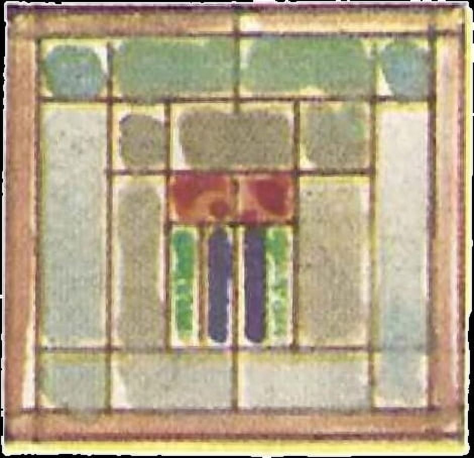 International Art Glass 1924 7d Canvas Art -  (24 x 36)