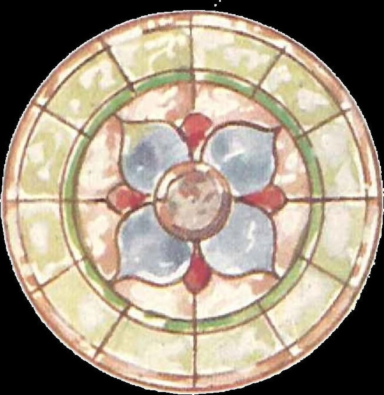 International Art Glass 1924 8h Canvas Art - (18 x 24)