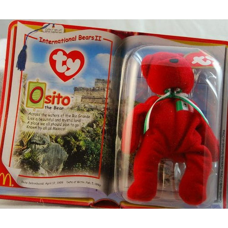 International Bears II TY McDonald s Teenie Beanie Osito The Bear 2000