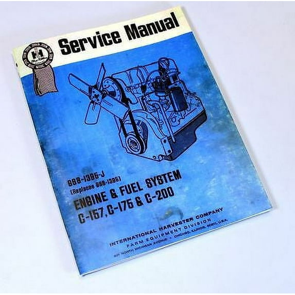 International C-157 Gas Engine 4500A 4500B Forklift Service Shop Repair Manual