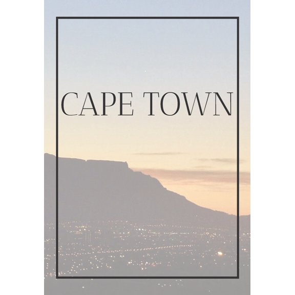 International: Cape Town: A decorative book for coffee tables, bookshelves, bedrooms and interior design styling: Stack International city books to add decor to any room. Faded Skyline effect cover: I