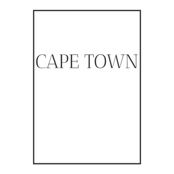 International: Cape Town: A decorative book for coffee tables, bookshelves, bedrooms and interior design styling: Stack International city books to add decor to any room. Monochrome effect cover: Idea
