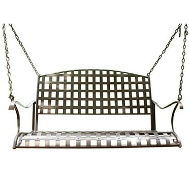 International Caravan 3557 Santa Fe Iron Nailhead Hanging Swing