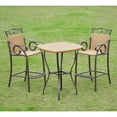 thumbnail image 1 of International Caravan Set of 3 Valencia Resin Wicker/Steel Bar Height Bistro Group, 1 of 2