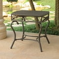 thumbnail image 1 of International Caravan Valencia Resin Wicker/Steel Square Round Side Table, 1 of 2