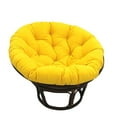 thumbnail image 1 of International Caravan 42-Inch Rattan Papasan Chair with Solid Twill Cushion, 1 of 10