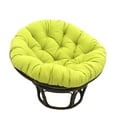 thumbnail image 1 of International Caravan 42-Inch Rattan Papasan Chair with Solid Twill Cushion, 1 of 10