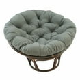 thumbnail image 1 of International Caravan 42-Inch Rattan Papasan Chair with Solid Twill Cushion, 1 of 10