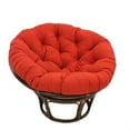 thumbnail image 1 of International Caravan 42-Inch Rattan Papasan Chair with Solid Twill Cushion, 1 of 10