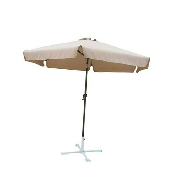 International Caravan 60403-KH 8 ft. Outdoor Aluminum Umbrella, Khaki