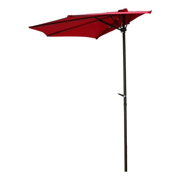 9-Foot Half Round Wall Hugger Umbrella