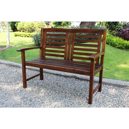 International Caravan Trinidad Wood Patio Bench