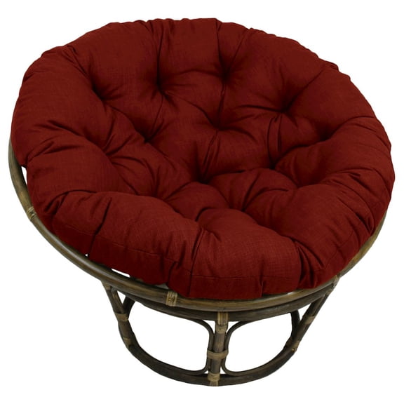 International Caravan Bali 42-inch Outdoor Spun Poly Fabric Rattan Papasan Chair