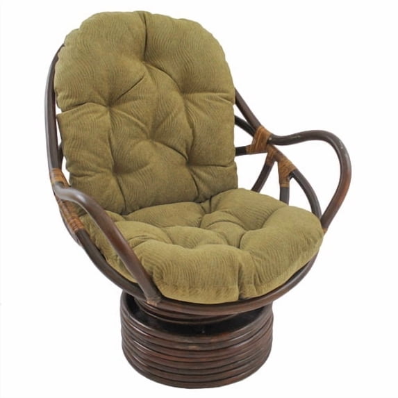 International Caravan Blazing Needles Soft Home Furnishings Rocker Chair with Cushion