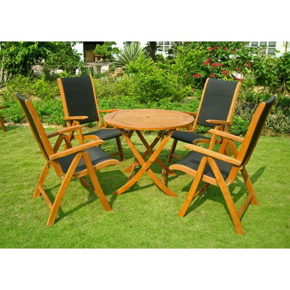 International Caravan Caceres Royl Tahiti 5-Piece Patio Set